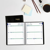 Blueline Plan and Link Weekly Appointment Planner, Weekly, 12 Month, January - December, 7:00 AM to 8:45 PM, 1 Week Double Page Layout, 7 1/4" x 9 1/4" Sheet Size (REDC527581T) Each