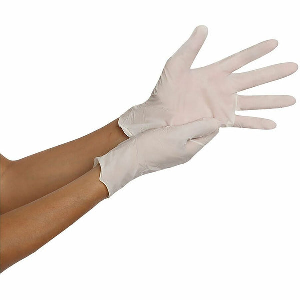 Remcoda Powder-Free Latex Gloves, 4 mil Thickness, Medium Size, 100/Box (RMLLAT101M) Box of 100