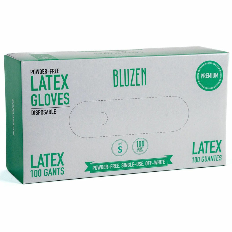 Remcoda Powder-Free Latex Gloves, 4 mil Thickness, Small Size, 100/Box (RMLLAT101S) Box of 100