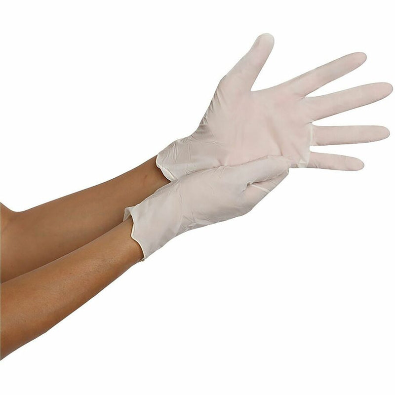 Remcoda Powder-Free Latex Gloves, 4 mil Thickness, Large Size, 100/Box (RMLLAT101L) Box of 100