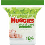 Huggies Natural Care Sensitive Baby Wipes, 184/Pack (KCC31816PK) Pack of 184