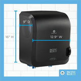 Pacific Blue Ultra High Cap Touchless Towel Dispenser, 1150 ft Roll Diameter, 16" x 12.9" x 8.9", Black (GPC59594) Each