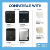 Pacific Blue Ultra High Cap Touchless Towel Dispenser, 1150 ft Roll Diameter, 16" x 12.9" x 8.9", Black (GPC59594) Each
