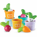 Learning Resources Hide and Seek Vegetable Garden, Theme/Subject: Fun, Learning, Skill Learning: Gardening, Memory, Counting, Critical Thinking, Color, 18 Month & Up, 10 Pieces, Multi (LRNLER3604) Each