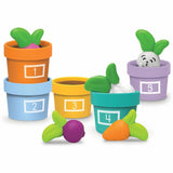 Learning Resources Hide and Seek Vegetable Garden, Theme/Subject: Fun, Learning, Skill Learning: Gardening, Memory, Counting, Critical Thinking, Color, 18 Month & Up, 10 Pieces, Multi (LRNLER3604) Each