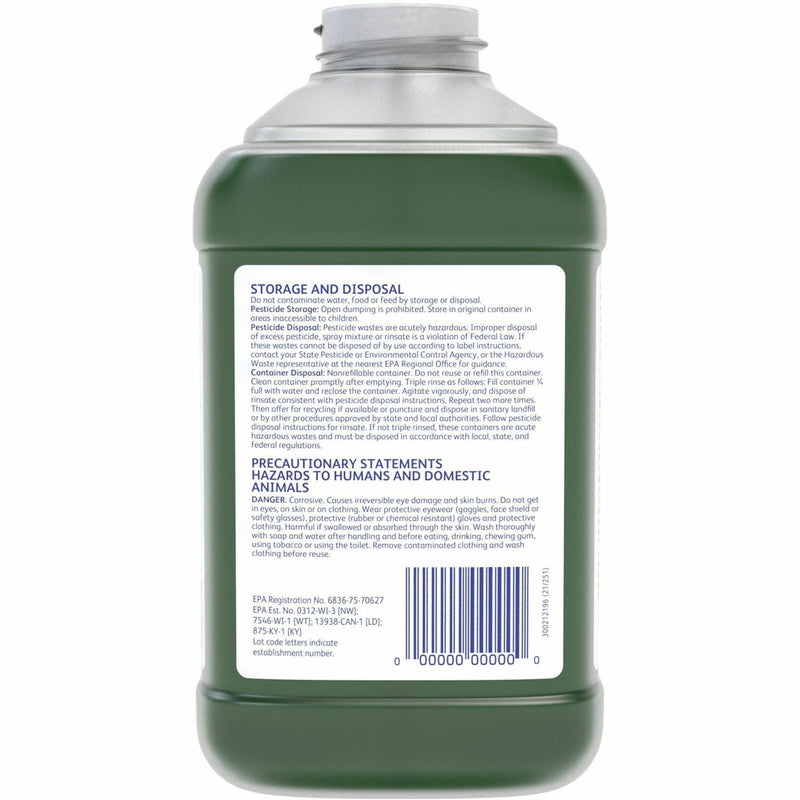 Diversey Wide Range II Disinfectant Cleaner Concentrate, 84.5 fl oz (2.6 quart), Floral Scent, 2/Carton (DVO101105268) Case of 2