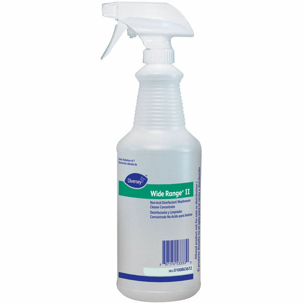 Diversey Wide Range II Non-Acid Disinfectant Washroom Cleaner (DVOD100863672) Each