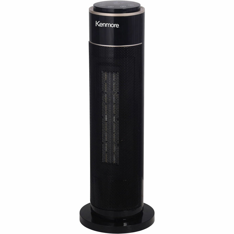 Kenmore 21" Oscillating Tower Heater, 2 x Heat Settings, Black (ESMKM65010BK) Each