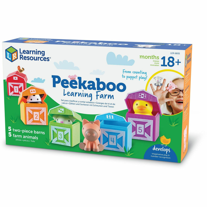 Learning Resources Peekaboo Learning Farm, Theme/Subject: Farm, Learning, Fun, Skill Learning: Farm (LRNLER6805) Each