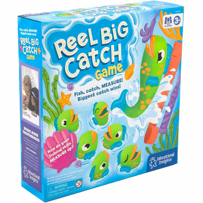 Learning Resources Reel Big Catch Game, Theme/Subject: Fun, Learning, Skill Learning: Measurement, Fishing, 3 Year & Up, Multi (LRN1708) Each