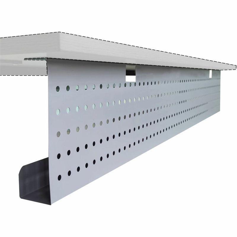 Lorell Invent Training Table Components, 66" Width x 3" Depth x 10" Height x 39.37 mil Thickness, Steel, Silver (LLR60814) Each