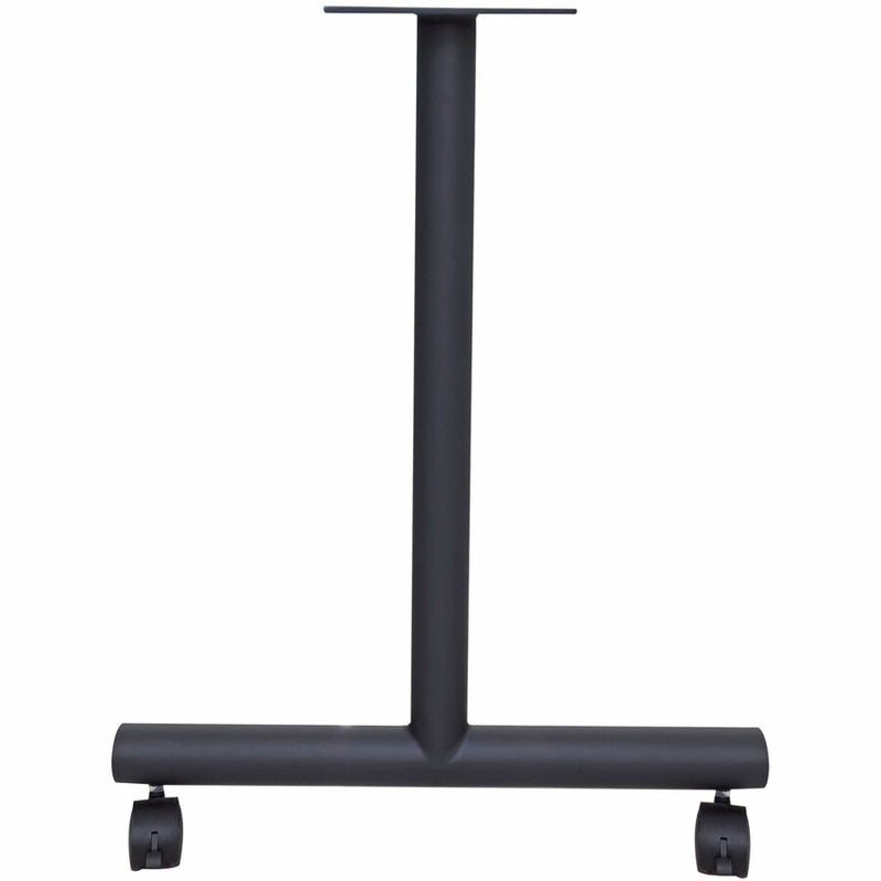 Lorell Invent Training Table Components, Black T-shaped Base, 2 Legs, 28.50" Height x 5" Width x 22" Depth, 2/Set (LLR60803) Set of 2