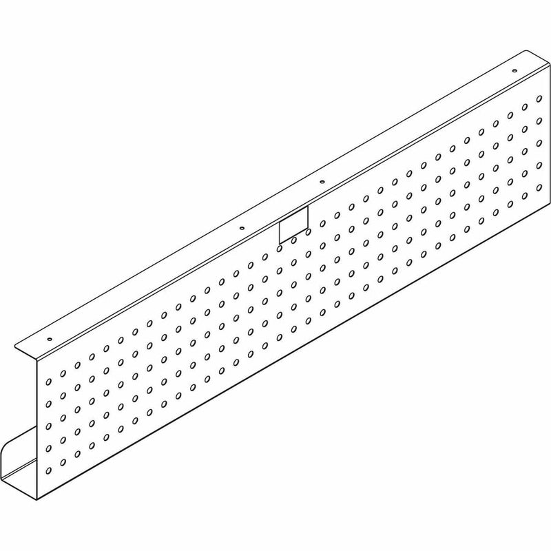 Lorell Invent Training Table Components, 42" Width x 3" Depth x 10" Height x 39.37 mil Thickness, Steel, Black (LLR60811) Each