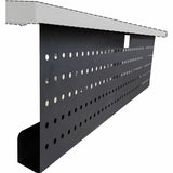 Lorell Invent Training Table Components, 42" Width x 3" Depth x 10" Height x 39.37 mil Thickness, Steel, Black (LLR60811) Each