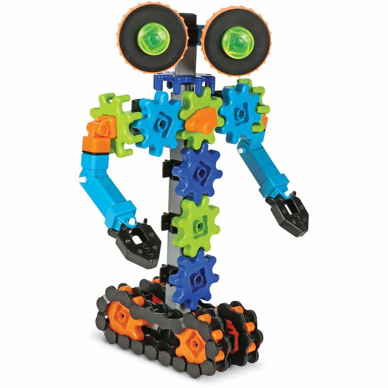 Learning Resources Gears! Robots in Motion, Theme/Subject: Learning, Fun, Skill Learning: Robot, STEM, Imagination, Car, Machines, Critical Thinking, 5 Year & Up, 116 Pieces, Multi (LRNLER9228) Each