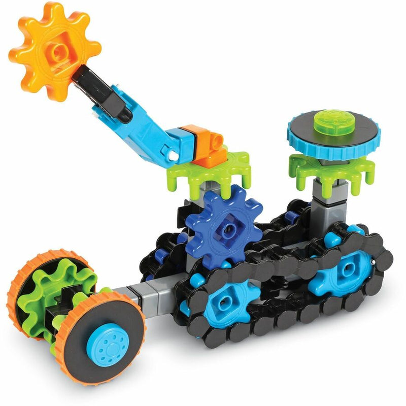 Learning Resources Gears! Robots in Motion, Theme/Subject: Learning, Fun, Skill Learning: Robot, STEM, Imagination, Car, Machines, Critical Thinking, 5 Year & Up, 116 Pieces, Multi (LRNLER9228) Each