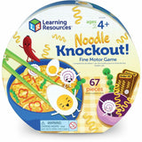 Learning Resources Noodle Knockout Fine Motor Game, Theme/Subject: Learning, Skill Learning: Fine Motor, Counting, Color, Color Recognition, 4 Year & Up, 67 Pieces, Multi (LRNLER5549) Each