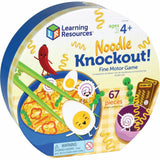 Learning Resources Noodle Knockout Fine Motor Game, Theme/Subject: Learning, Skill Learning: Fine Motor, Counting, Color, Color Recognition, 4 Year & Up, 67 Pieces, Multi (LRNLER5549) Each
