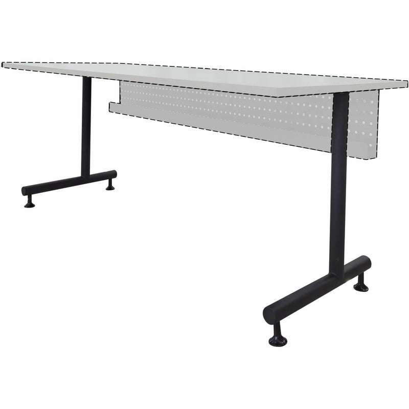 Lorell Invent Training Table Components, Black C-leg Base, 2 Legs, 28.50" Height x 5" Width x 22" Depth, 2/Set (LLR60801) Set of 2