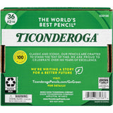 Ticonderoga My First Pencil w/Eraser, Graphite Lead, HB/#2, Broad Point, Yellow Barrel, 36/Pack (DIXX33136) Pack of 36