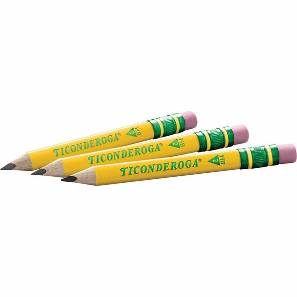 Ticonderoga My First Pencil w/Eraser, Graphite Lead, HB/#2, Broad Point, Yellow Barrel, 36/Pack (DIXX33136) Pack of 36