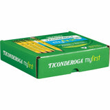 Ticonderoga My First Pencil w/Eraser, Graphite Lead, HB/#2, Broad Point, Yellow Barrel, 36/Pack (DIXX33136) Pack of 36