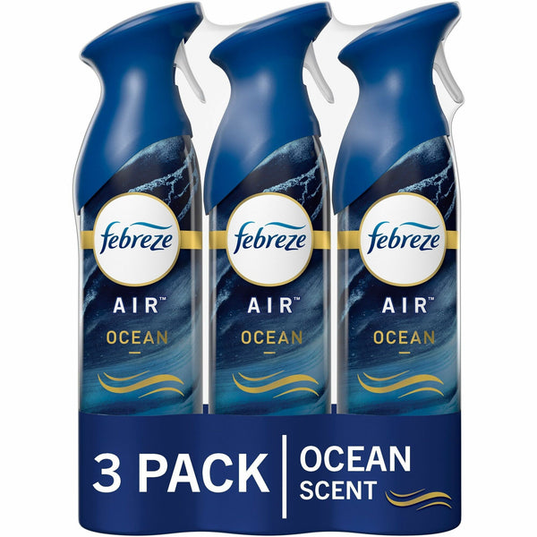 Febreze Air Freshener Spray, 8.8 fl oz (0.3 quart), Ocean, 3/Pack (PGC43888) Pack of 3