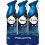 Febreze Air Freshener Spray, 8.8 fl oz (0.3 quart), Ocean, 3/Pack (PGC43888) Pack of 3