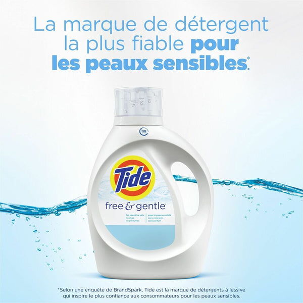 Tide Free & Gentle Detergent, 84 fl oz (2.6 quart), 4/Carton (PGC12144CT) Case of 4