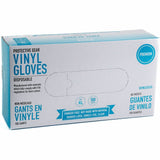 BLUZEN Powder-Free Vinyl Gloves, 3 mil Thickness, X-Large Size, 100/Box, 10/Carton (RMLVIN101XLCT) Case of 1000