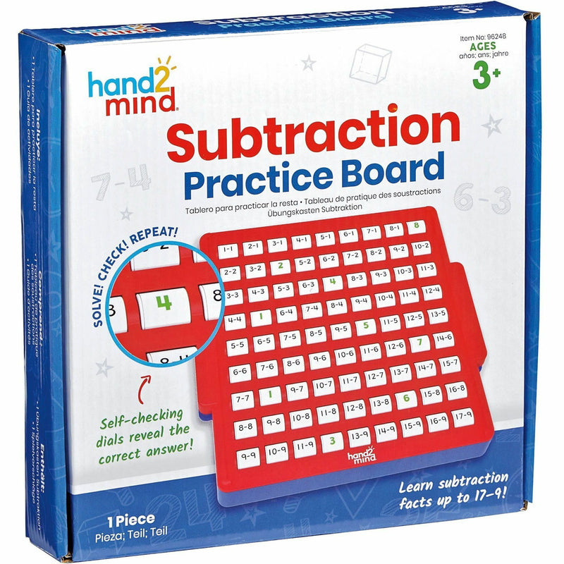 Learning Resources Subtraction Skills Practice Board, Skill Learning: Interactive Learning, Subtraction (LRN96248) Each