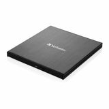 Verbatim Blu-ray Writer, External, BD-R/RE Support, 6x BD Write, 8x DVD Write, Double-layer Media Supported, Slimline (VER43888) Each