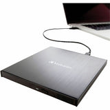 Verbatim Blu-ray Writer, External, BD-R/RE Support, 6x BD Write, 8x DVD Write, Double-layer Media Supported, Slimline (VER43888) Each