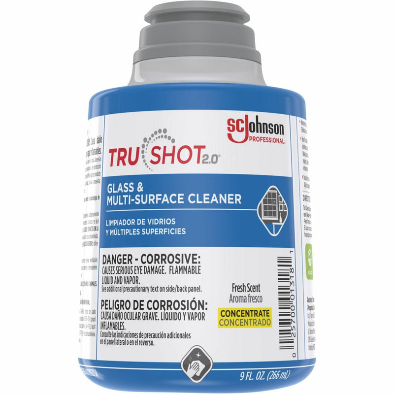 TruShot 2.0 Glass/Multi-Surface Cleaner, 9 fl oz (0.3 quart), Fresh, Clean Scent (SJN379846EA) Each