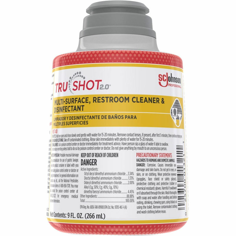 TruShot 2.0 Multi-Surface, Restroom Cleaner & Disinfectant, 9 fl oz (0.3 quart) (SJN379850EA) Each