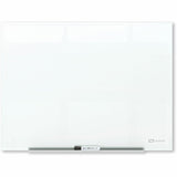 Quartet InvisaMount Magnetic Glass Board, 48" (4 ft) Width x 36" (3 ft) Height (QRTQ25F01IMW) Each