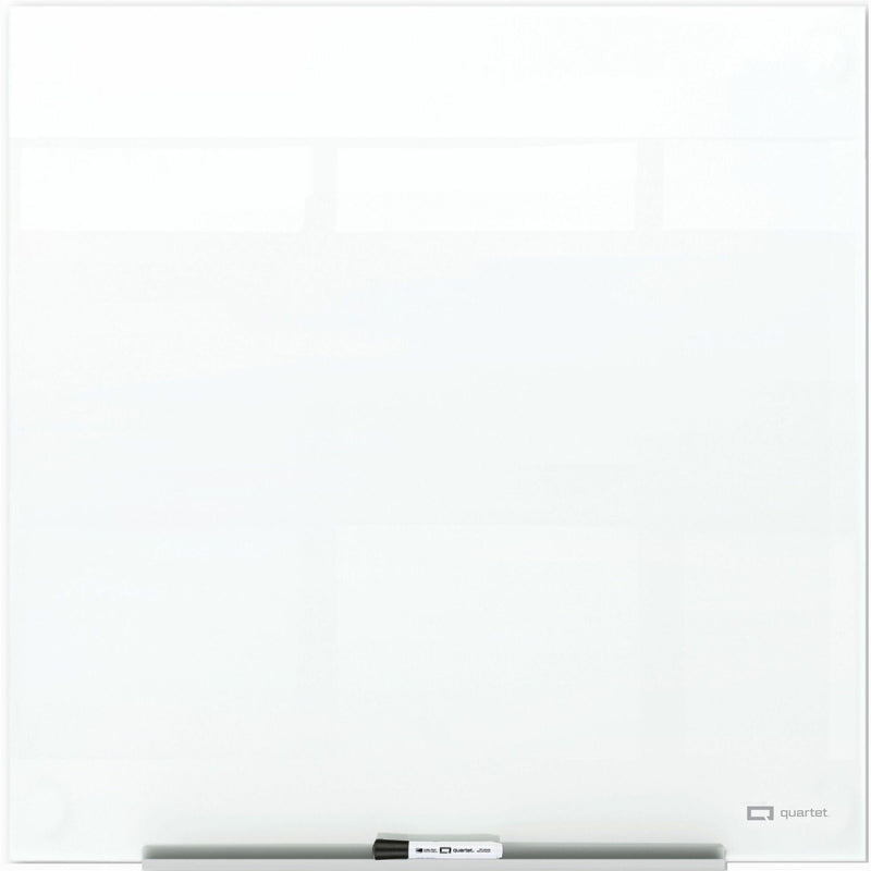 Quartet InvisaMount Magnetic Glass Board, 48" (4 ft) Width x 48" (4 ft) Height (QRTQ25F02IMW) Each