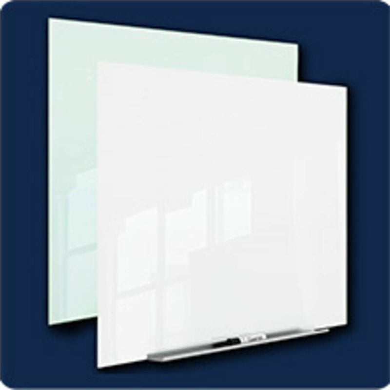 Quartet InvisaMount Magnetic Glass Board, 48" (4 ft) Width x 96" (8 ft) Height (QRTQ25F04IMW) Each