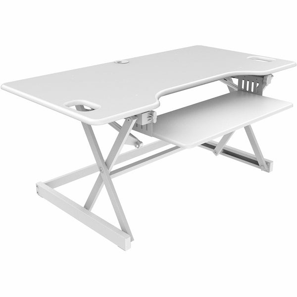 Rocelco Sit/Stand Desk Riser, 45 lb Load Capacity, 20" Height x 45.70" Width x 23.60" Depth (RCLRDADRW46) Each