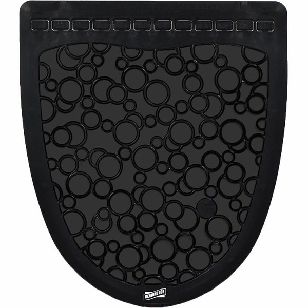 Genuine Joe Deodorizing Urinal Mats, Urinal, Restroom, 18.75" Width x 20.380" Depth, Black, 6/Carton (GJO85201) Case of 6