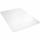 Deflecto SuperGrip Chairmat, Hard Floor, Carpet, Chair, 60" Length x 46" Width, Lip Size 25" Length x 12" Width, Vinyl, Clear (DEFCM23442FSPRC) Each