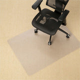 Deflecto SuperGrip Chairmat, Hard Floor, Carpet, Chair, 53" Length x 45" Width, Rectangular, Vinyl (DEFCM23242SPRC) Each