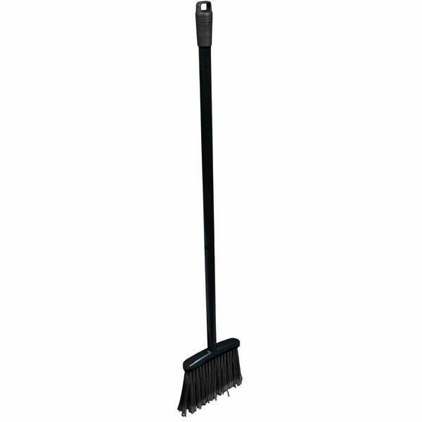 Genuine Joe Plastic Lobby Broom, 36" Handle Length, 36" Overall Length, Blue, Black (GJO02410) Each