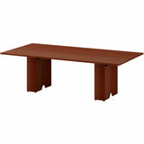 Lorell Essentials Modular Conference Tables, 94" x 47" x 1", Band Edge, Finish: Mahogany (LLR16310) Each