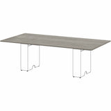 Lorell Essentials Modular Conference Tables, 94" x 47" x 1", Band Edge, Finish: Weathered Charcoal (LLR16313) Each