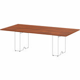 Lorell Essentials Modular Conference Tables, 94" x 47" x 1", Band Edge, Finish: Cherry (LLR16311) Each