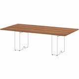 Lorell Essentials Modular Conference Tables, 94" x 47" x 1", Band Edge, Finish: Walnut (LLR16312) Each