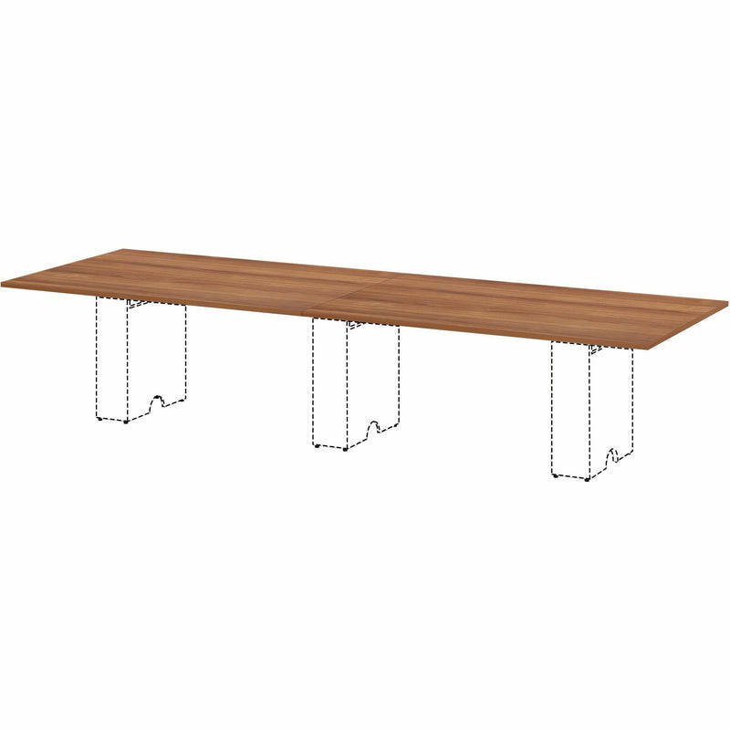 Lorell Essentials Modular Conference Tables, 70.8" x 47" x 1", Band Edge, Finish: Walnut (LLR16332) Each