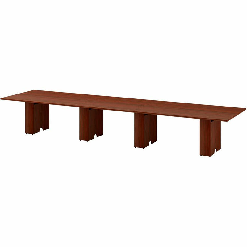 Lorell Essentials Modular Conference Tables, 1" x 47"47", Band Edge, Mahogany Table Top (LLR16340) Each