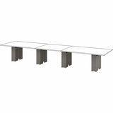 Lorell Essentials Table Base, 23.6" x 7.9" x 28.5", Weathered Charcoal (LLR16303) Each